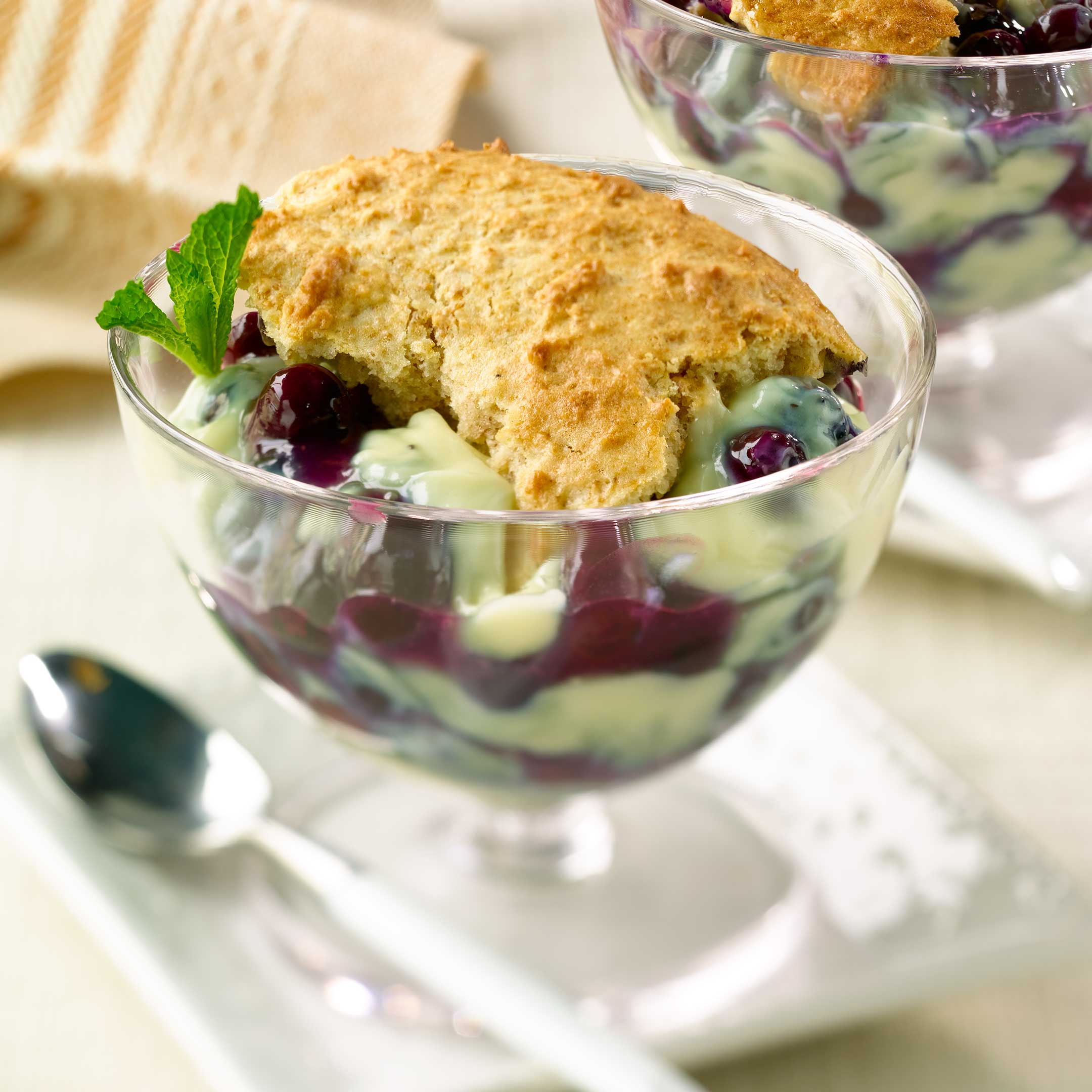 Blueberry Cottage Pudding All Bran