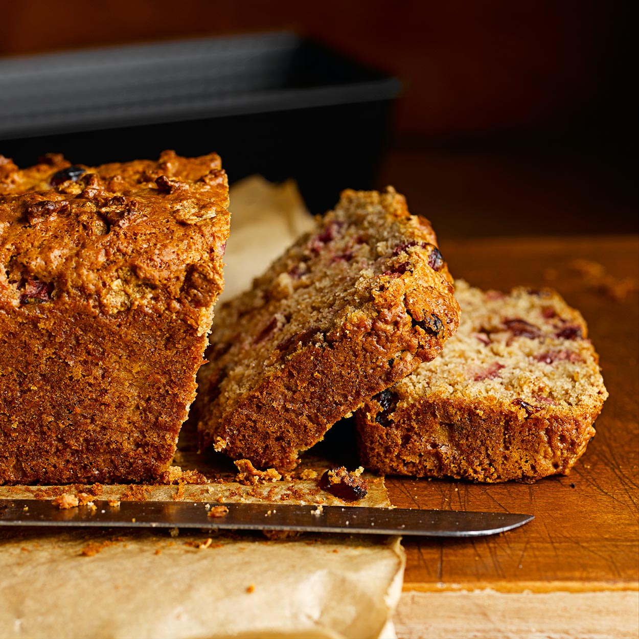 CranberryOrange Bran Loaf