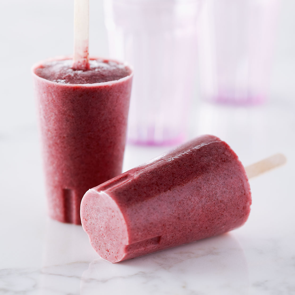 Frozen Very Berry Yogurt Bars