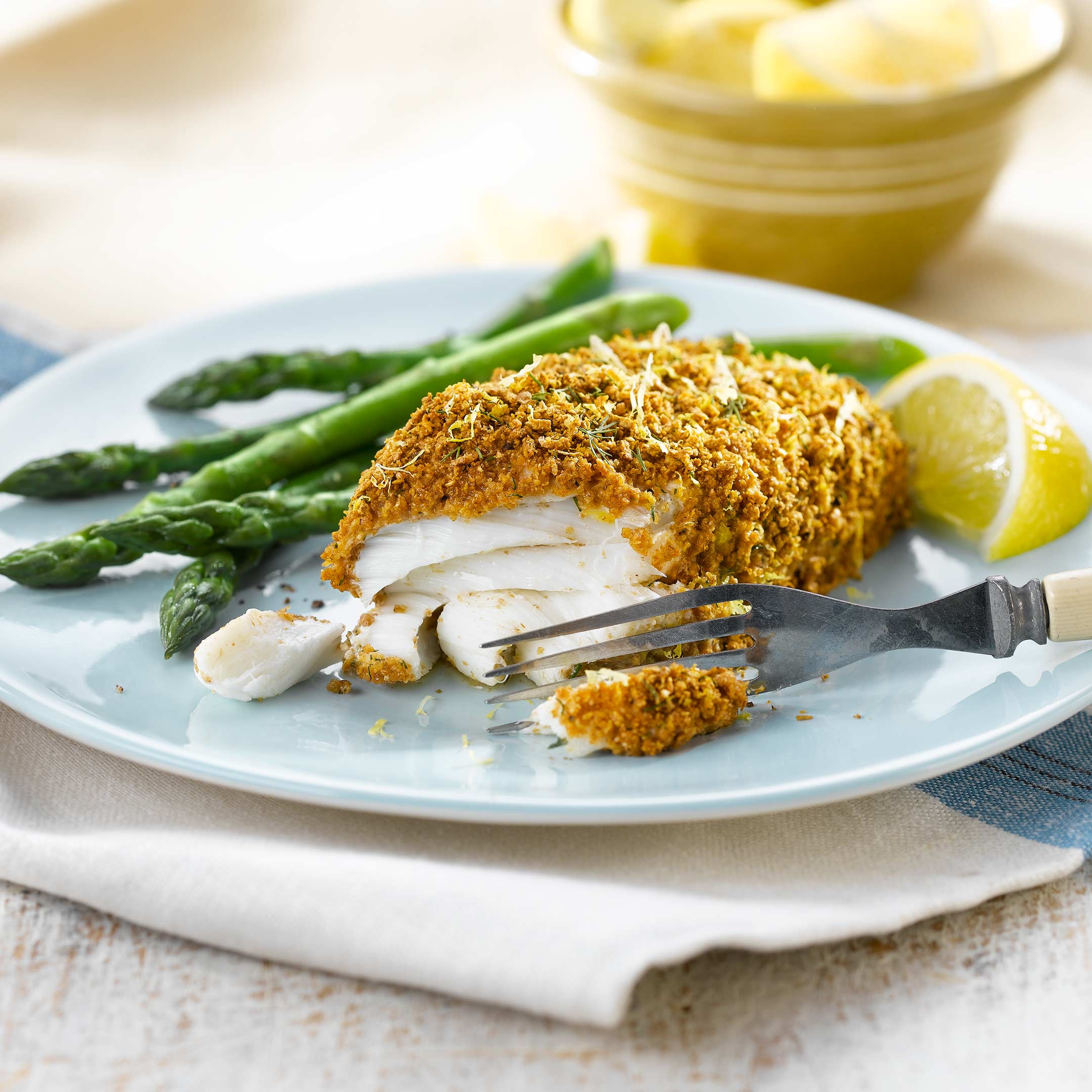 Lemon and Dill Crusted Whitefish AllBran*