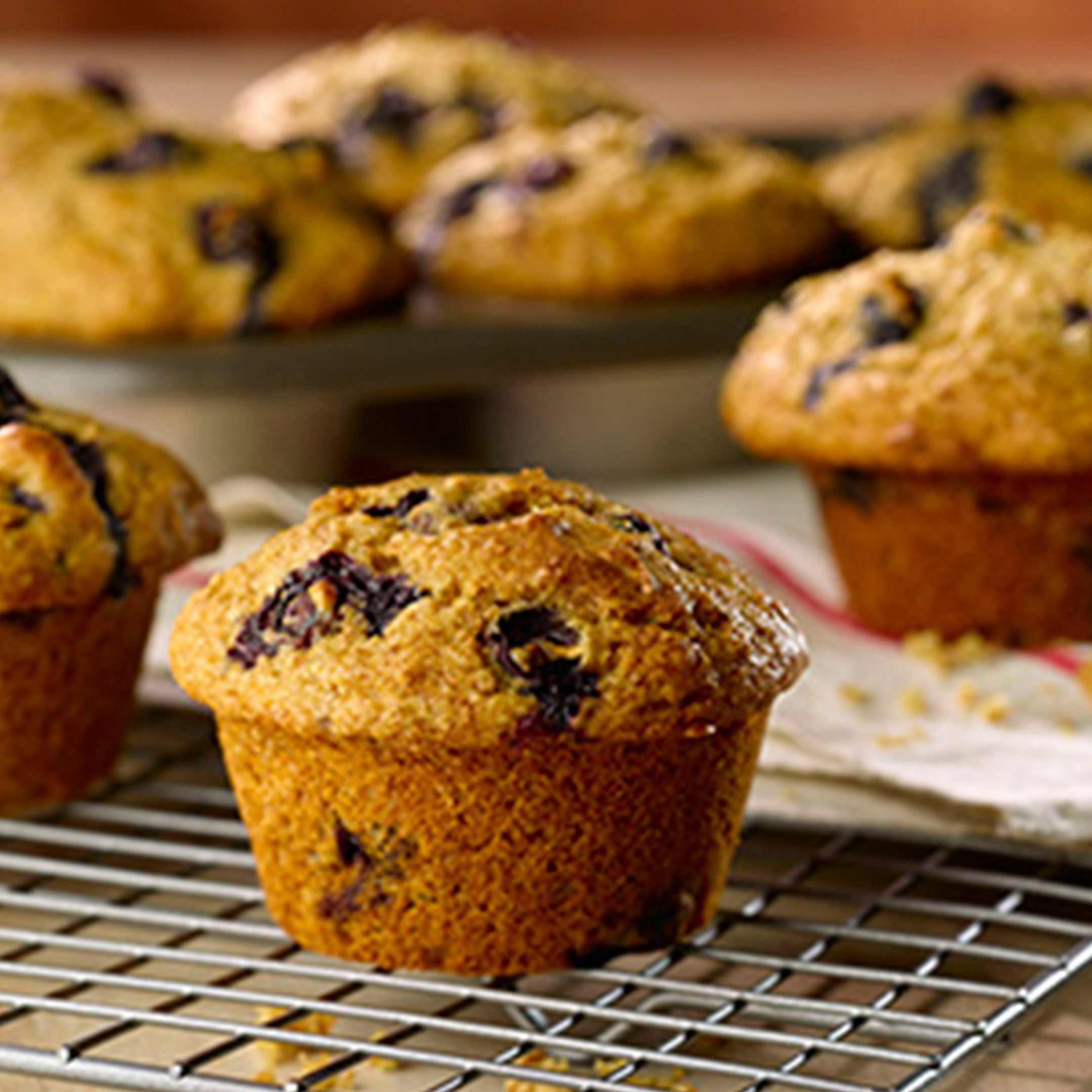 Muffins au son et aux bleuets Muffins au son et aux bleuets