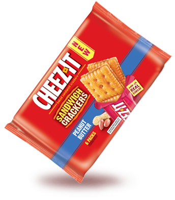 cheez its with peanut butter