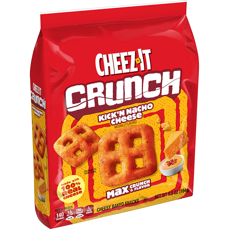 Cheez-It® Crunch Kick’n Nacho Cheese Snacks Image