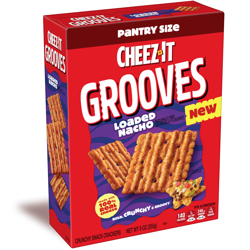 Cheez-It® Grooves® Loaded Nacho Crackers Image