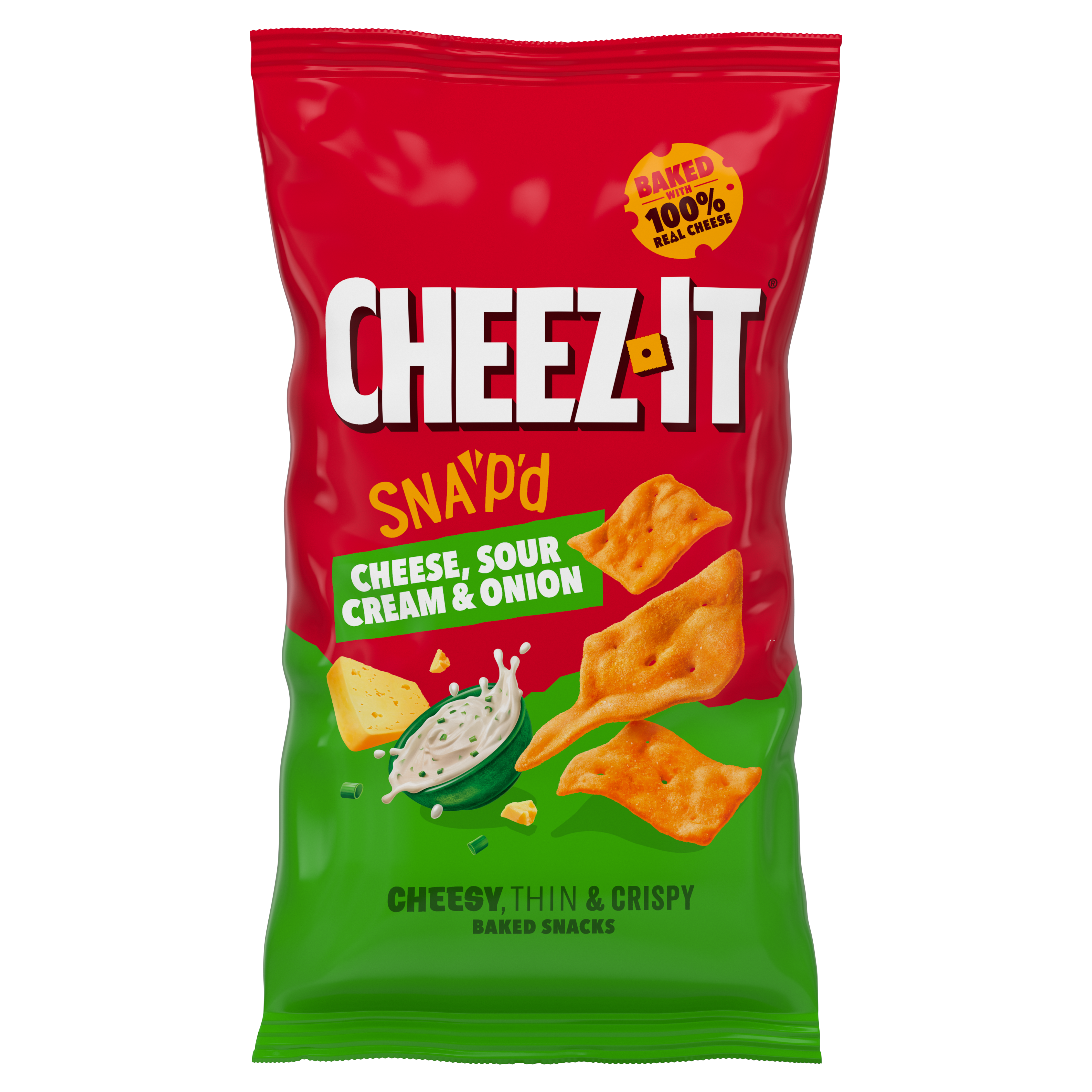 CHEEZ-IT CHEESE, SOUR CREAM & ONION Image