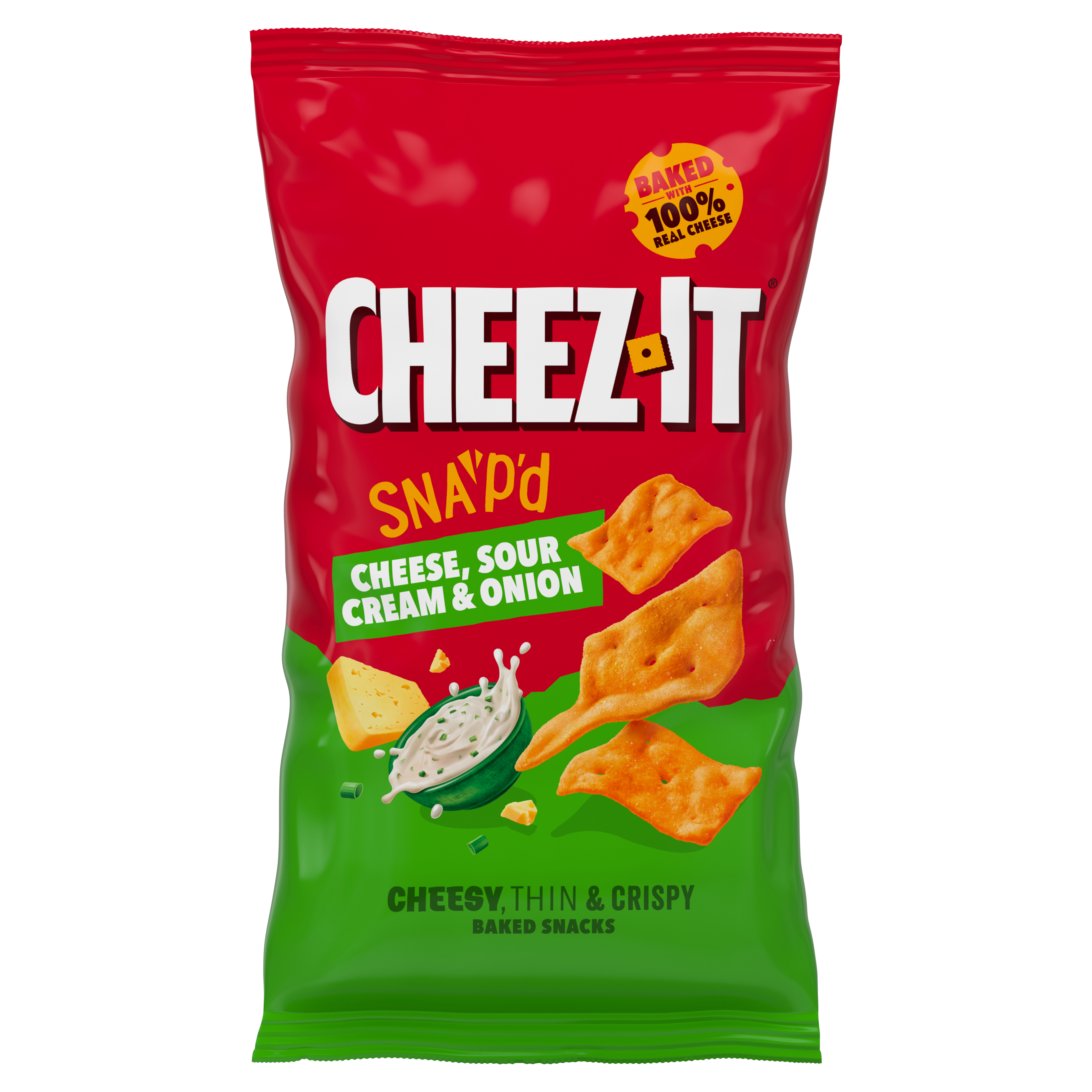 CHEEZ-IT CHEESE, SOUR CREAM & ONION Image
