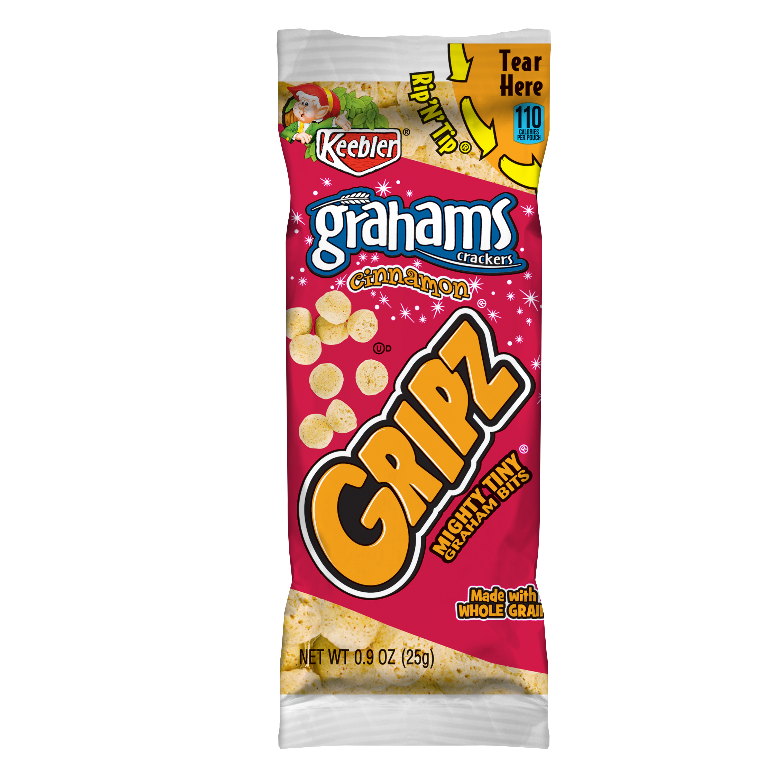 <bold>Keebler</bold>® <bold>Gripz</bold>® Grahams Cinnamon