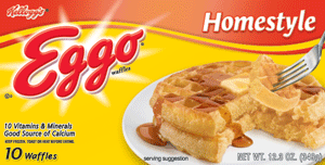 <bold><italic>Kellogg's® Eggo®</italic></bold> Homestyle waffles