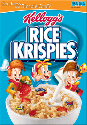 <bold><italic>Kellogg's® Rice Krispies®</italic></bold> cereal