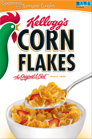 <bold>Kellogg's Corn Flakes®</bold> cereal