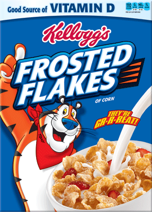 <bold>Kellogg's Frosted Flakes®</bold> cereal