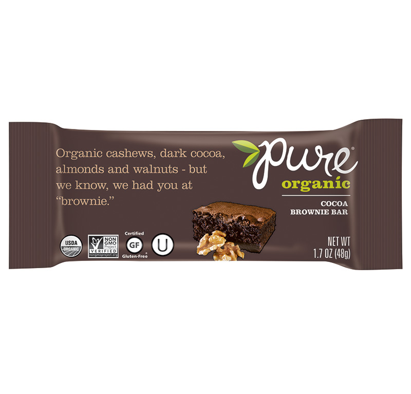 Pure® Organic Cocoa Brownie bar
