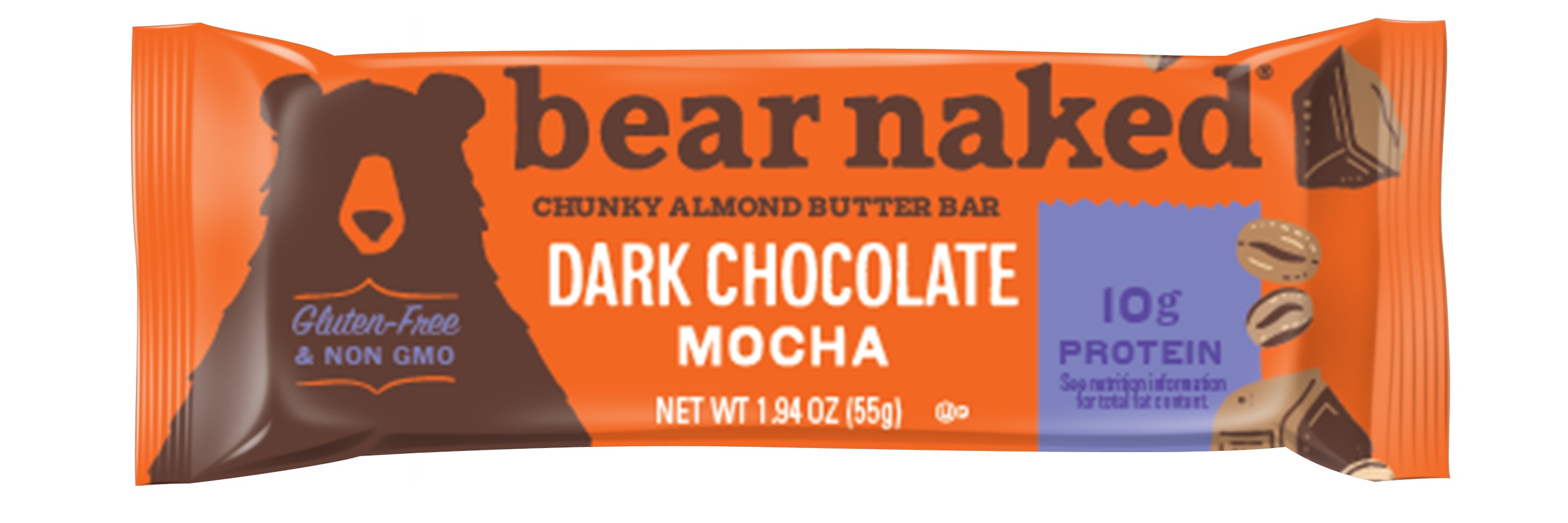Bear Naked® Chunky Almond Butter Bars Dark Chocolate Mocha