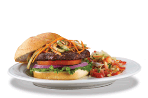 Ginger Black Bean Dragon Burger