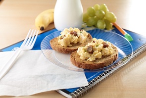 Open-Faced Breakfast Sandwich