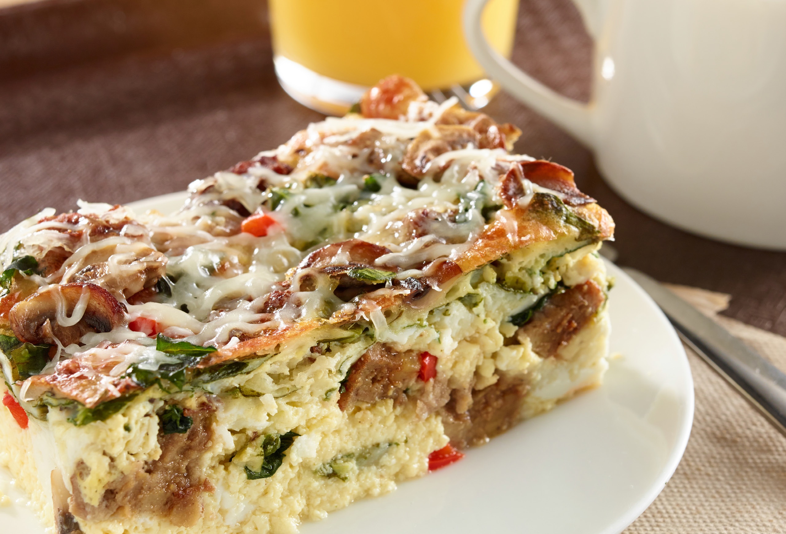 Italian Spinach Brunch Casserole