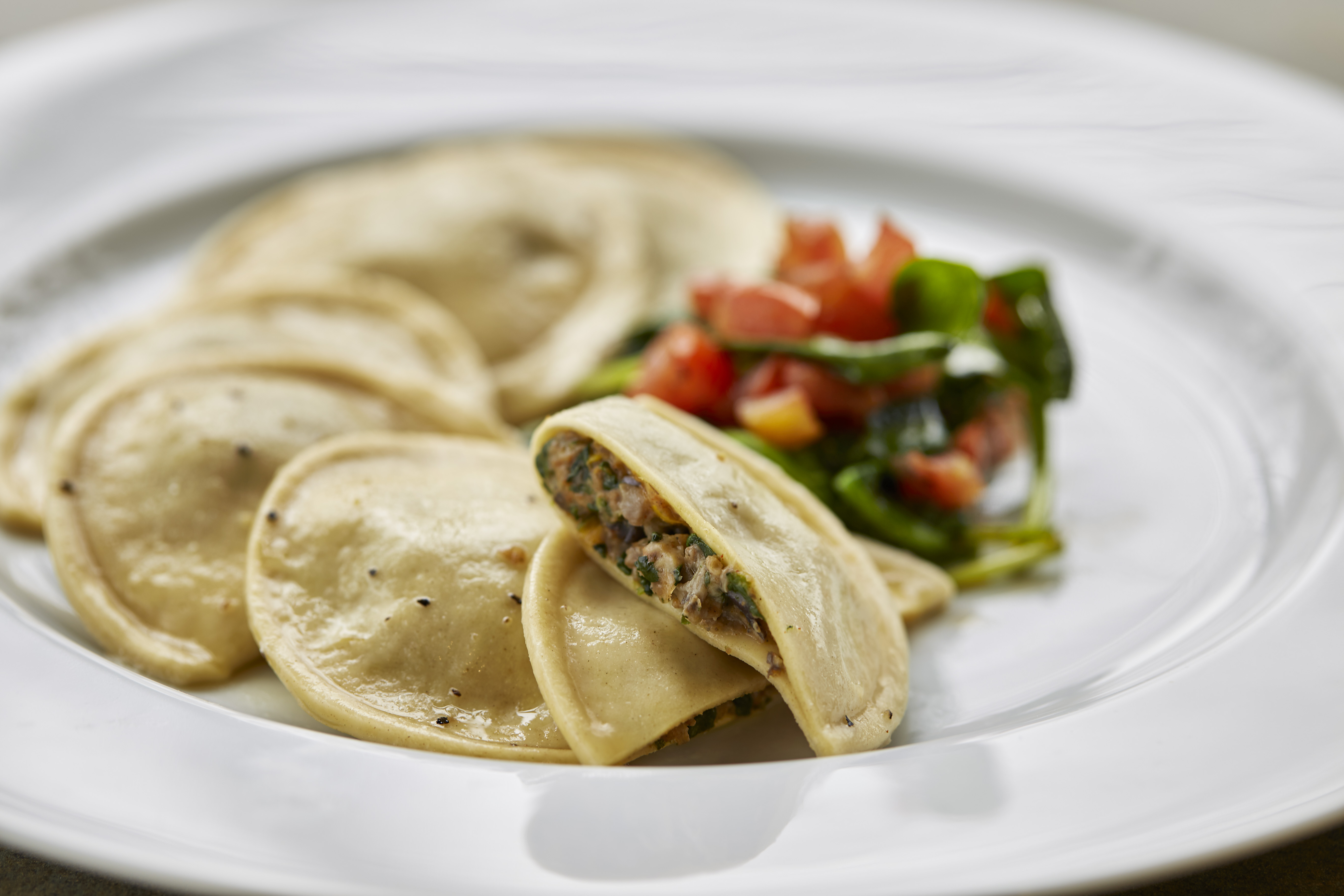 Spicy Black Bean & Goat Cheese Agnolotti