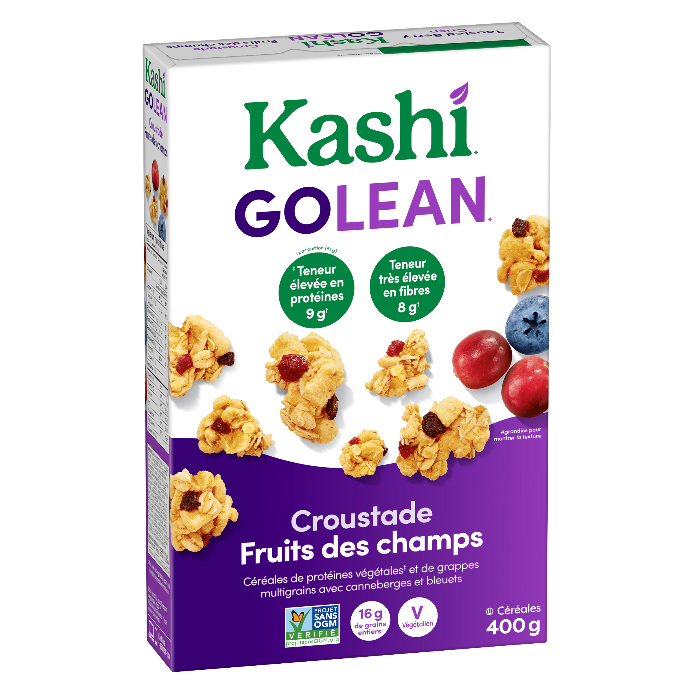 Kashi* Nutritious Food Céréales Kashi* GOLEAN* Croustade Fruit des champs