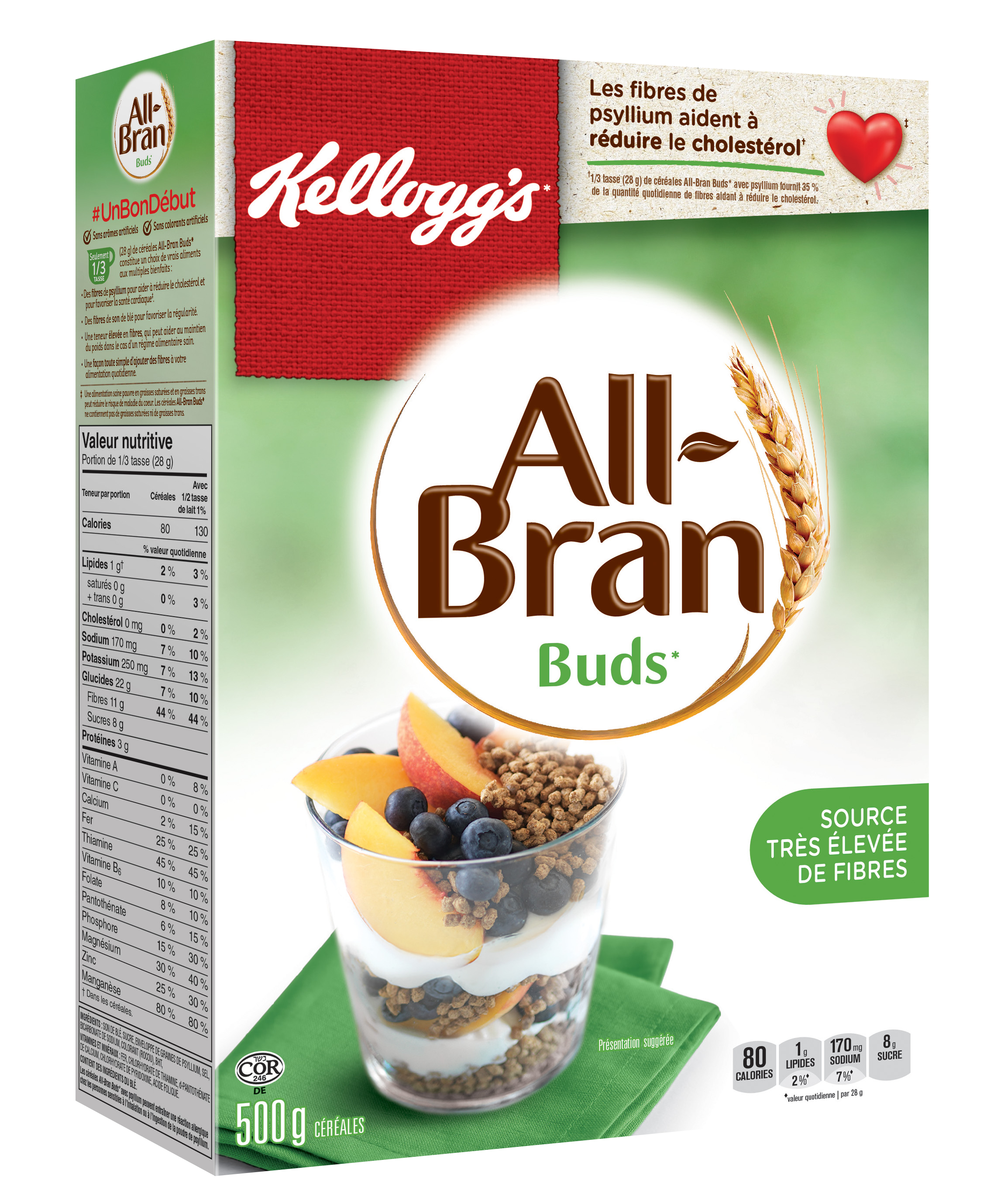 Céréales AllBran Buds* Kellogg's Canada