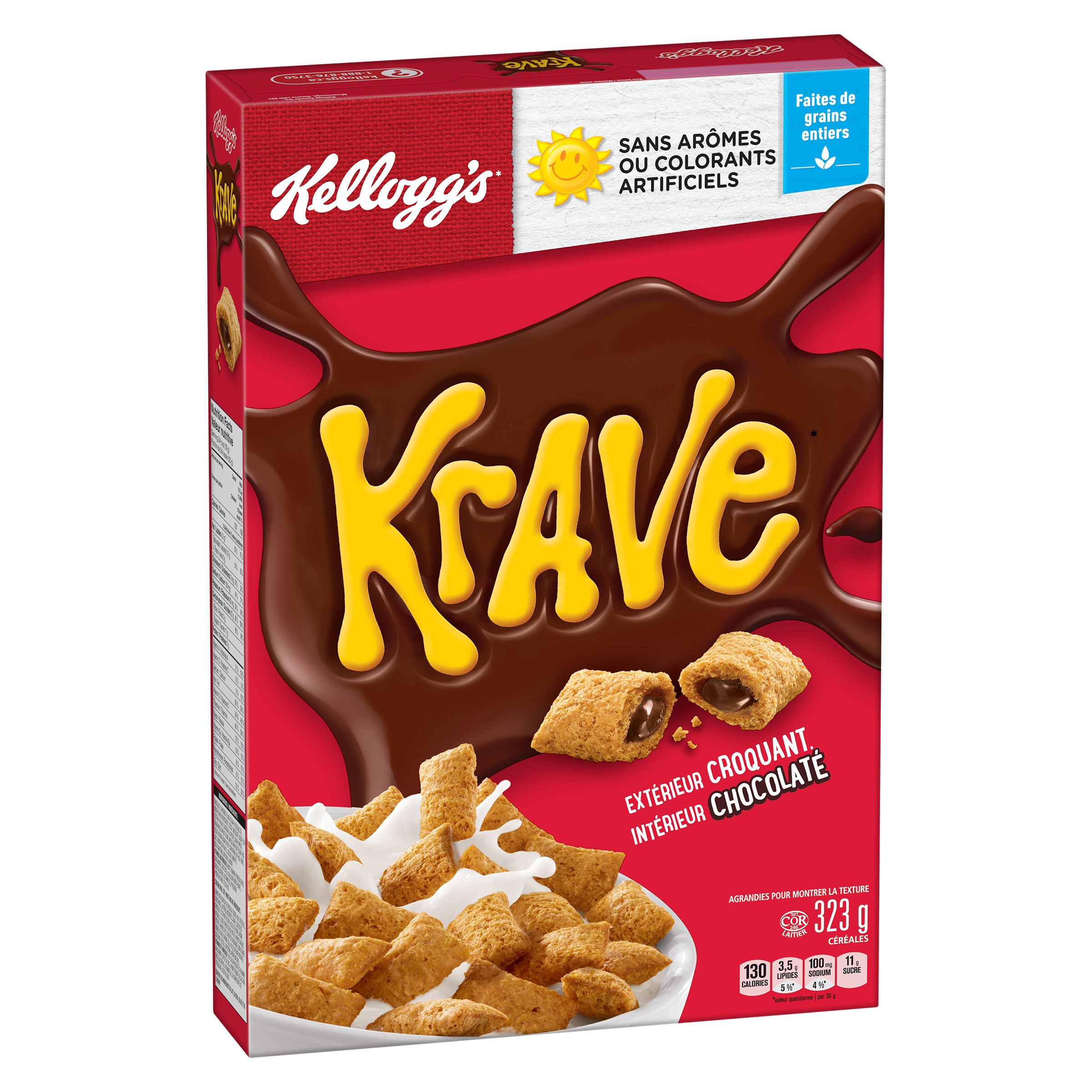 Céréales Kellogg's Krave* Saveur de chocolat Kellogg's Canada