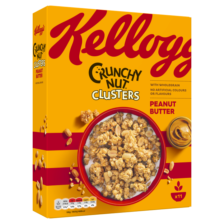 Crunchy Nut Peanut Butter Clusters Kellogg S