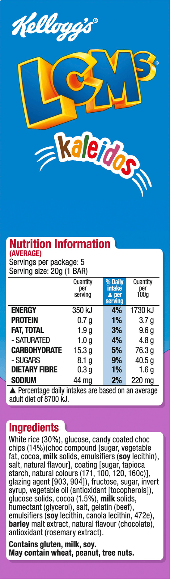 View Nutritional Information