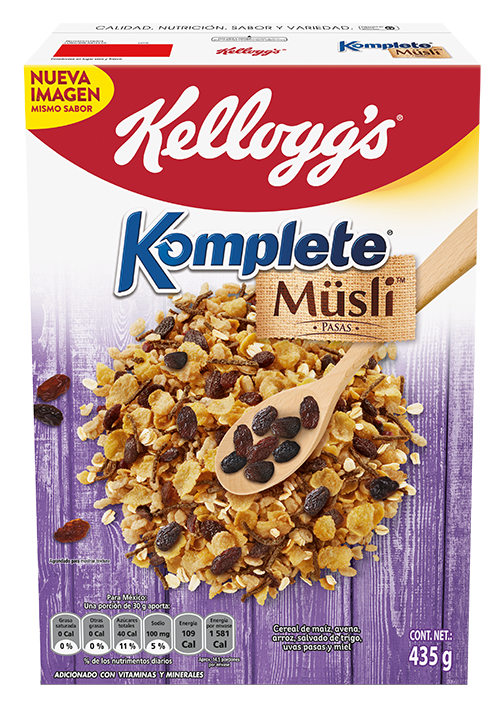 Kellogg's® Komplete® Müsli™ Pasas Kellogg's®