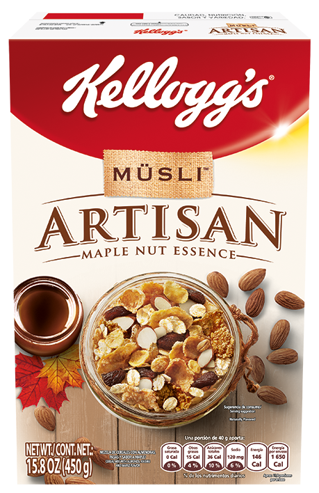 Kellogg's ® Müsli™ Artisan Maple Nuts