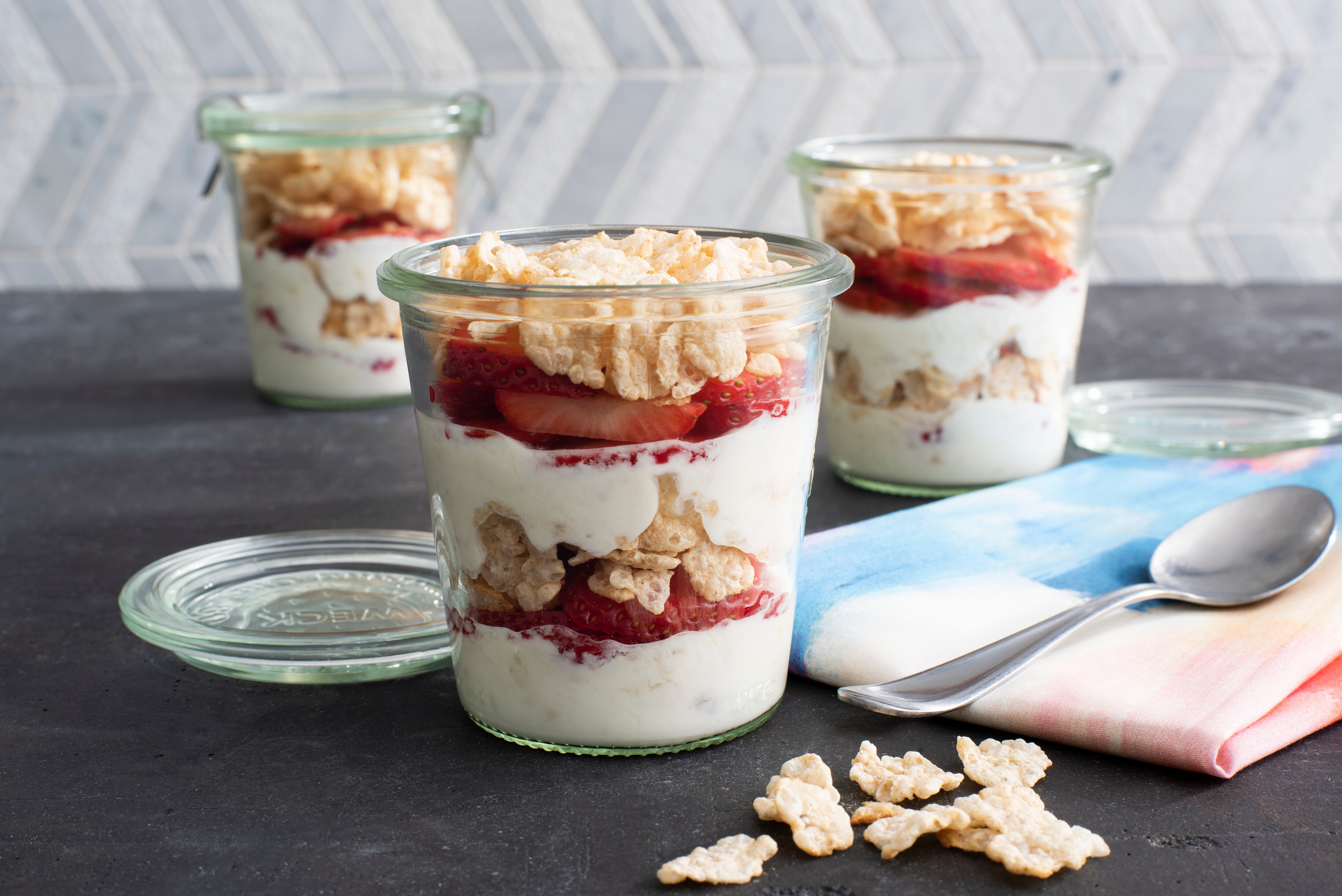 Strawberry Banana Parfait | Recipe