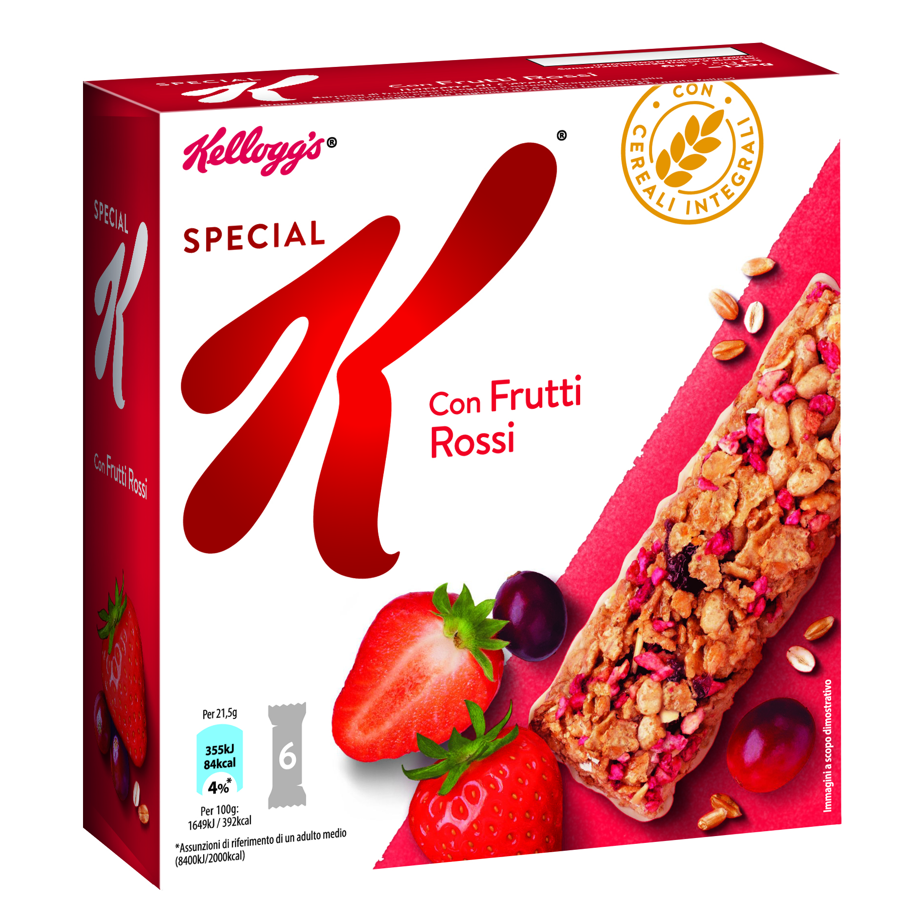 Special K Barretta Frutti Rossi Kellogg S