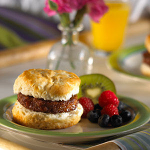Maple Sausage Breakfast Sandwich Recipe