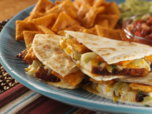 Hot and Spicy Chicken Quesadillas