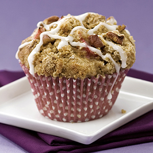 Rhubarb Bran Muffins