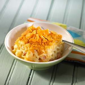 Baked Mac and Cheese with Ham