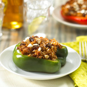 Mediterranean-Seasoned Stuffed Peppers