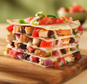 Black Bean Stacked Tortilla Recipe