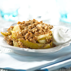 Bran Apple Crisp