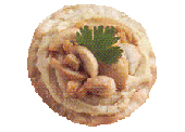 Hummus and Mushroom Rounds