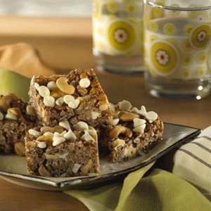 Caramel Cashew Crunch Bars