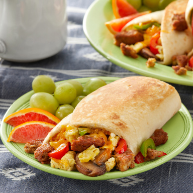 Spicy Southwest Breakfast Omelet Egg Rolls Recipe