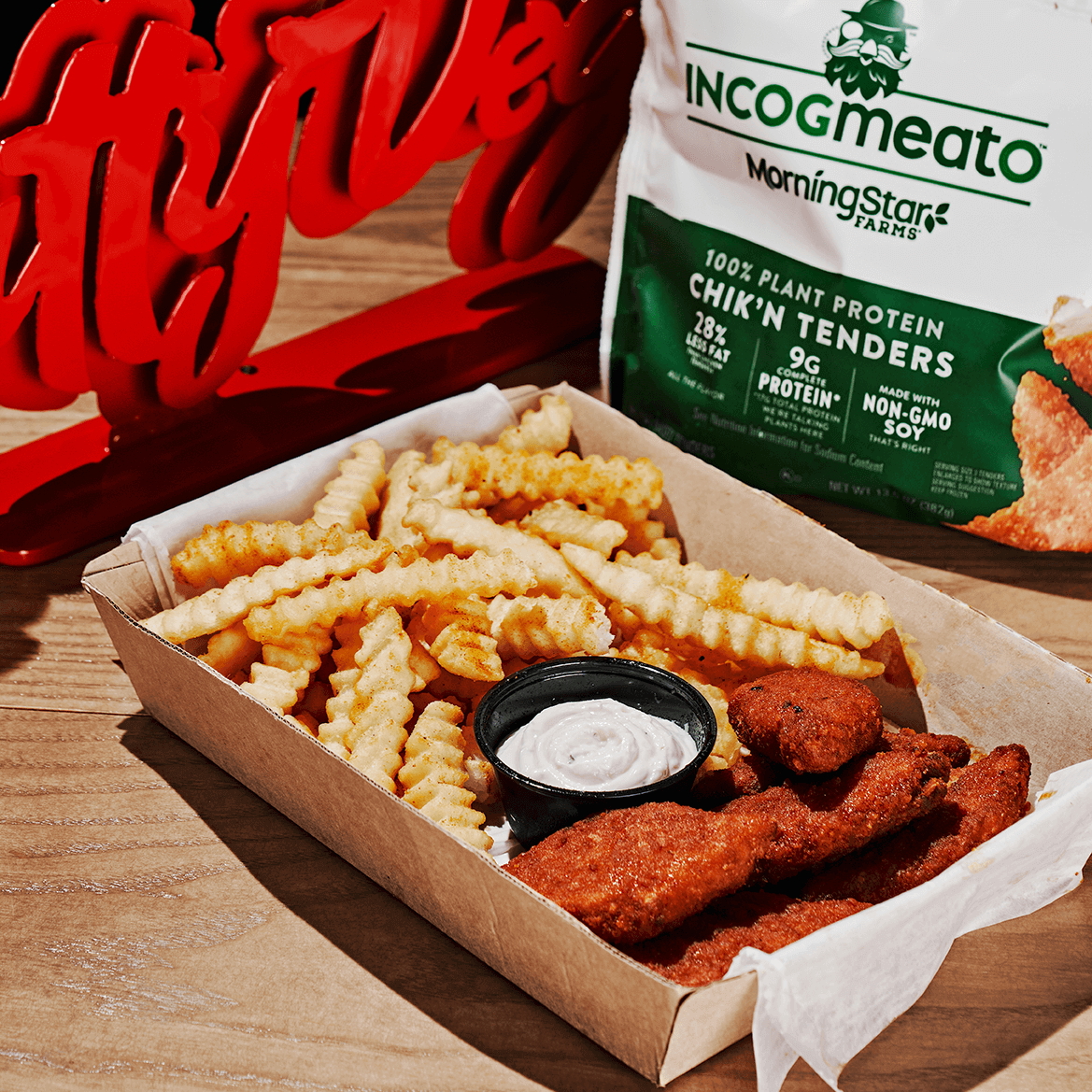 Incogmeato® “Side Chik” Plant-Based Buffalo Chik’n Tenders