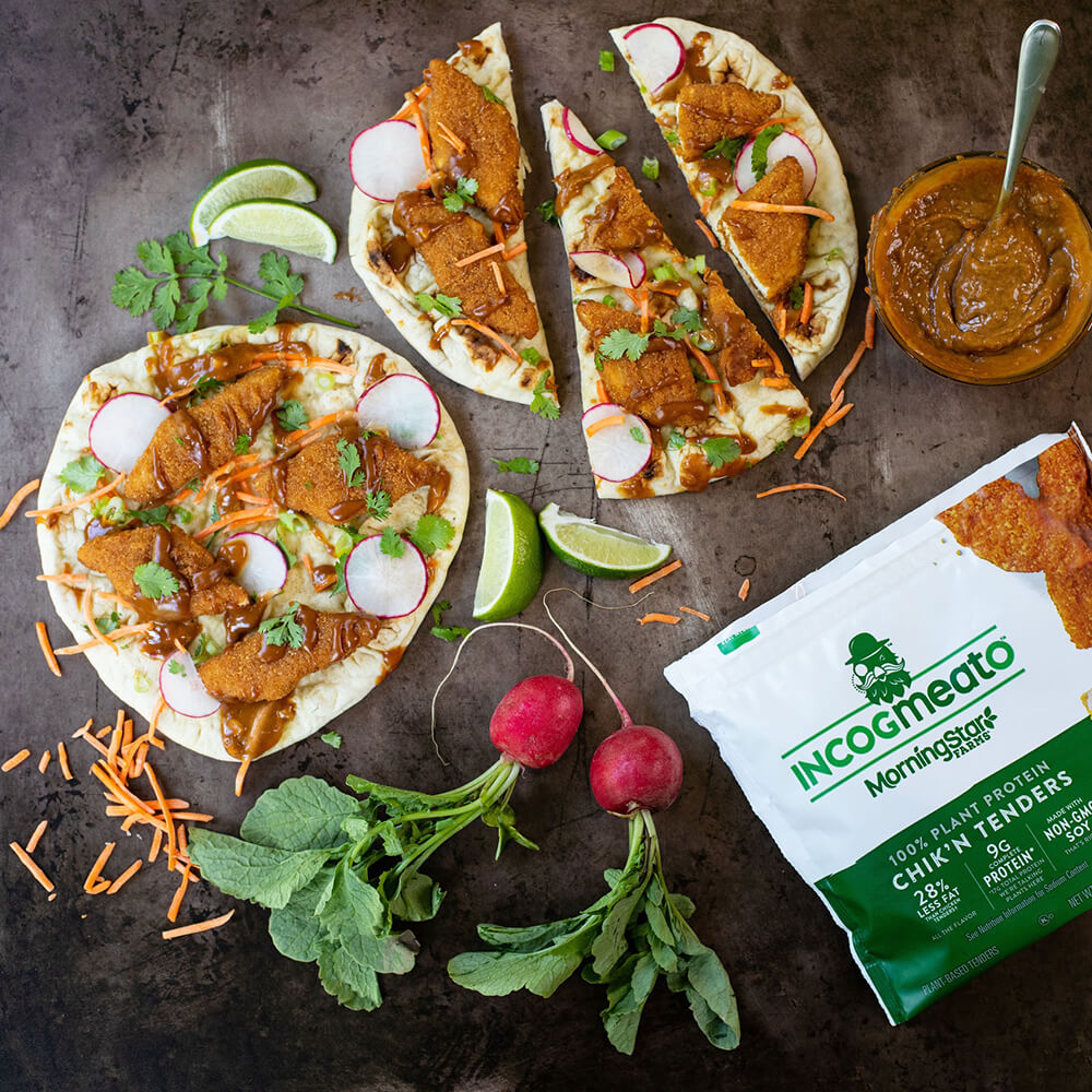Thai Chik’n Flatbread