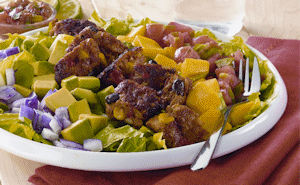 Chipotle Black Bean Burger Salad