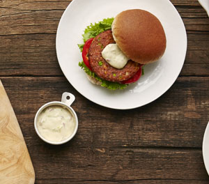 Spicy Indian Veggie Burgers with Lime Mayo