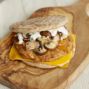 Mushroom Pepper Burgers