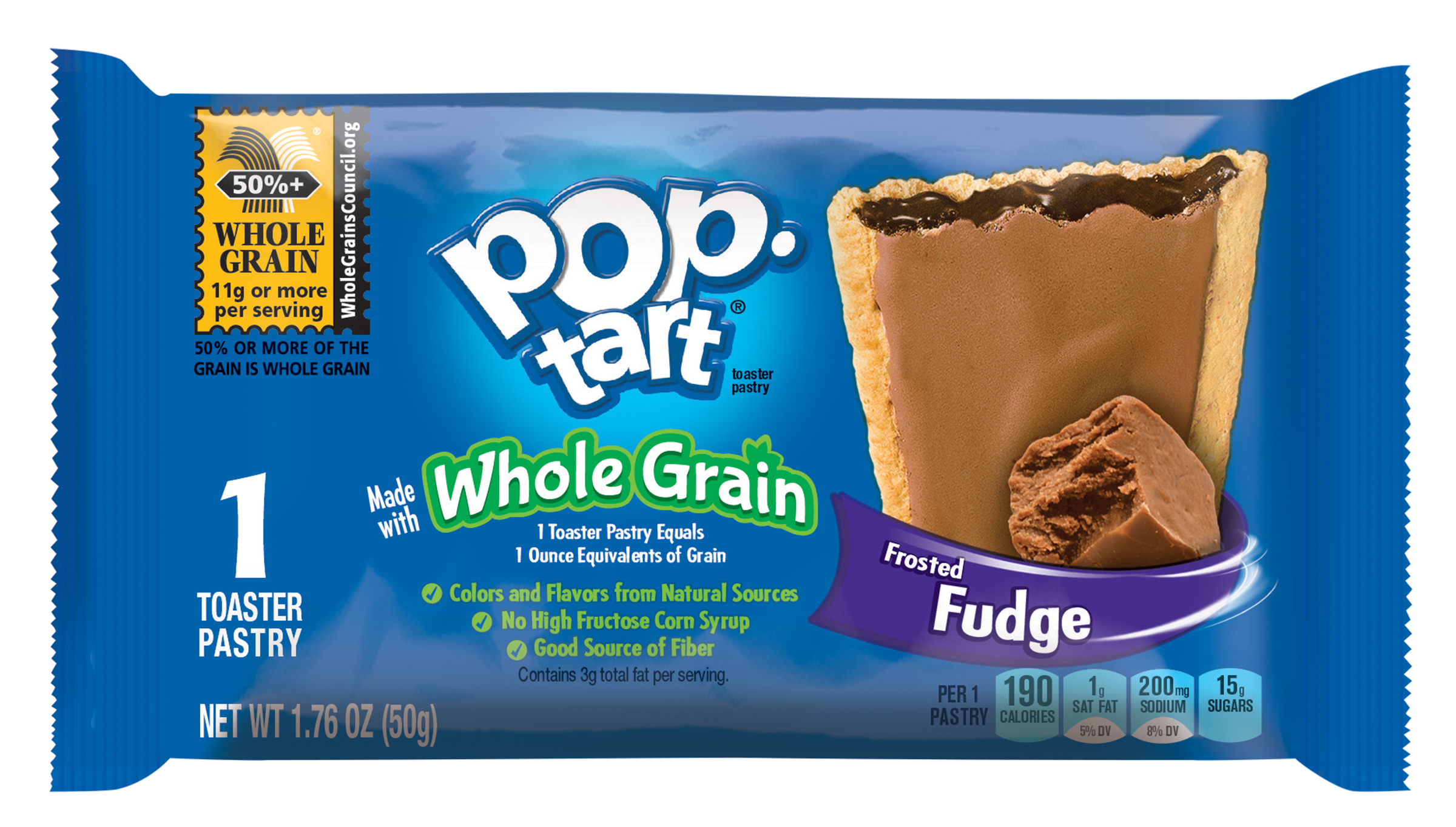 Kellogg's® PopTart™ Made With Whole Grain Frosted Fudge