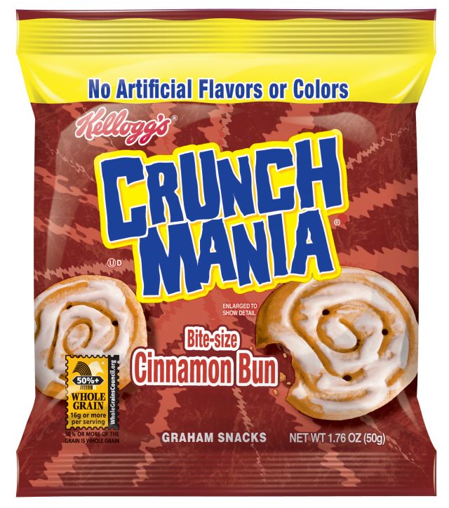Kellogg's® Crunchmania™ Cinnamon Bun Graham Snacks