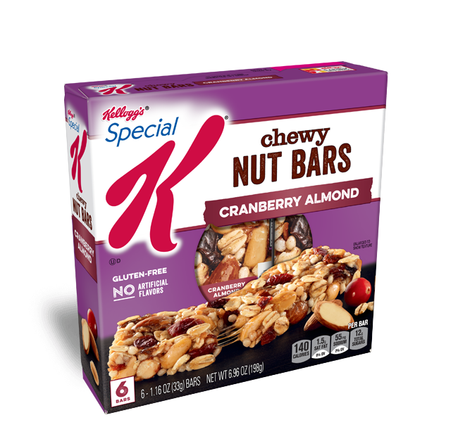 Kellogg's® Special K® Cranberry Almond Chewy Nut Bar