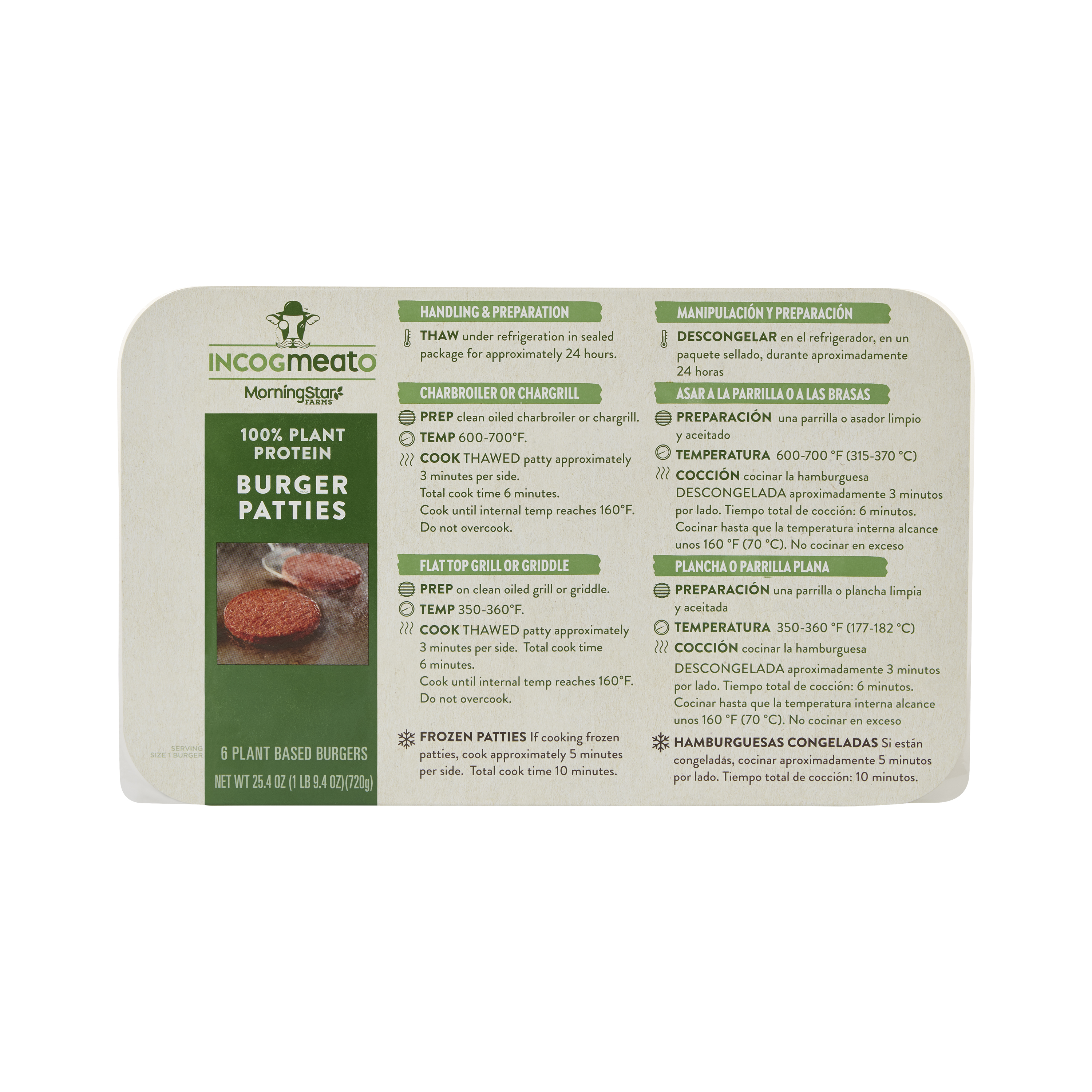 Incogmeato™ Burger Patties