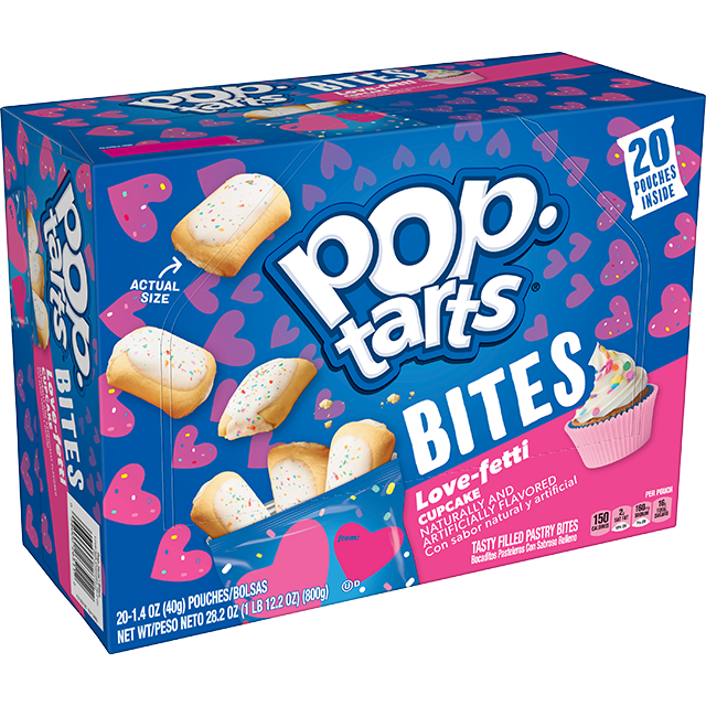 PopTarts Bites Frosted Confetti Cake